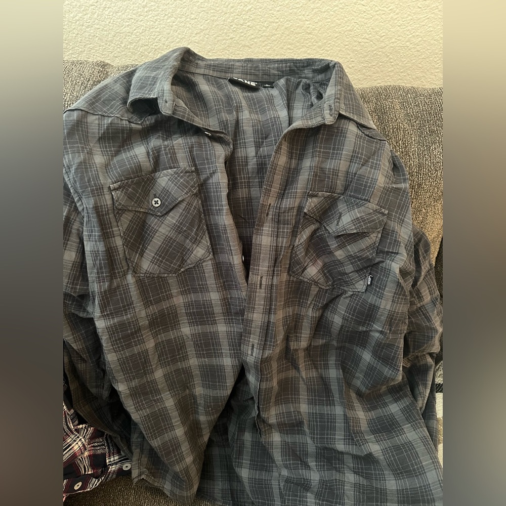 Vans Long Sleeve Button Down